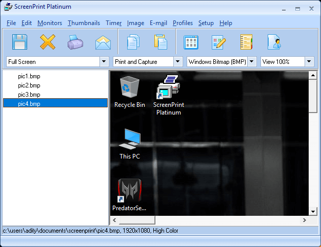 Press Ctrl + Alt + P keys together to capture the screenshot | Fix Print Screen Not Working issue