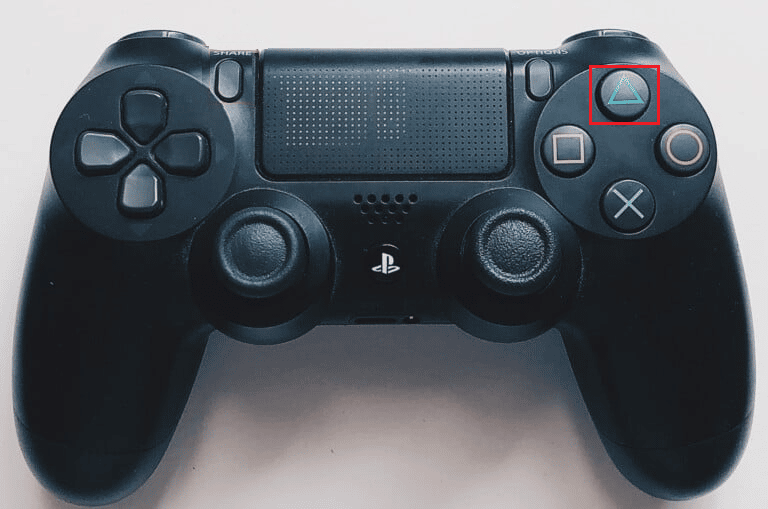 Press-hold the Triangle button on your controller to lift