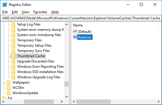 Prevent Windows 10 from Automatic Deleting Thumbnail Cache