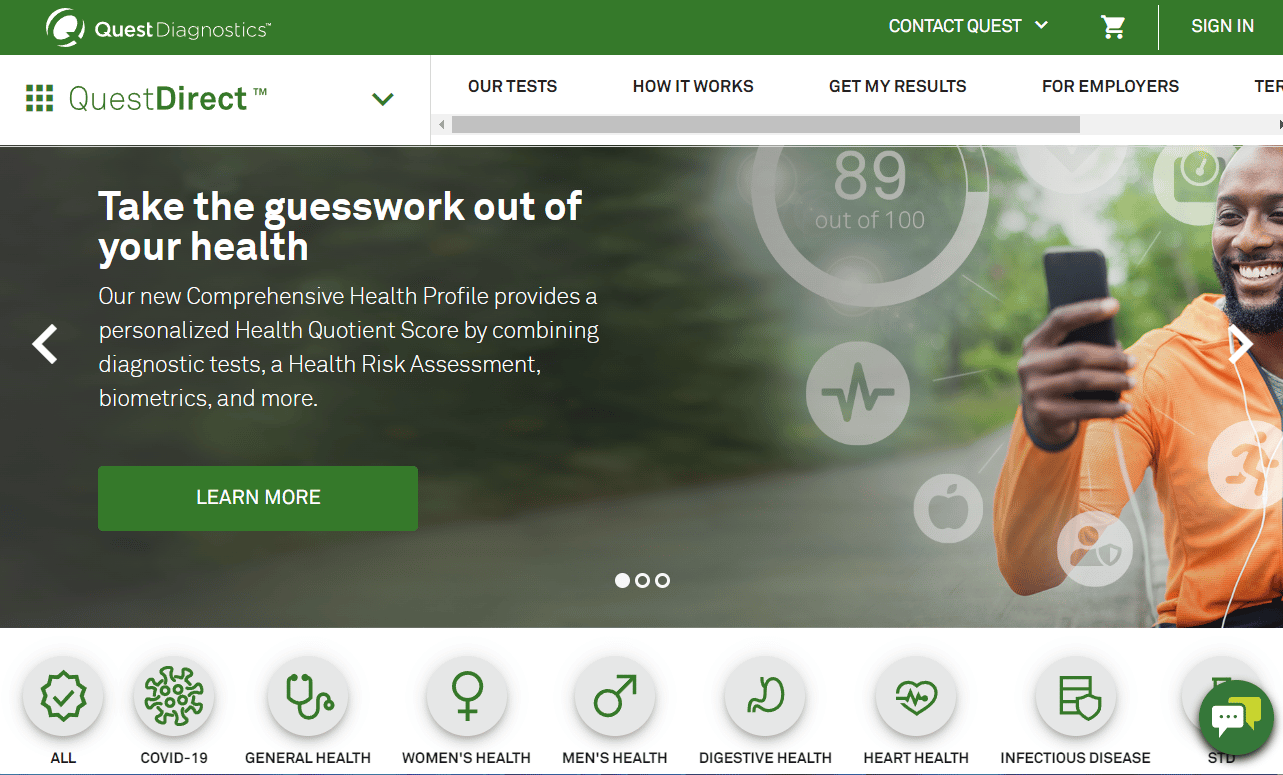 QuestDirect website | Does Quest Diagnostics Take Walk Ins?
