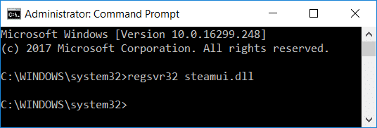 Re-register steamui.dll regsvr32 steamui | Fix Steam Error Failed to load steamui.dll