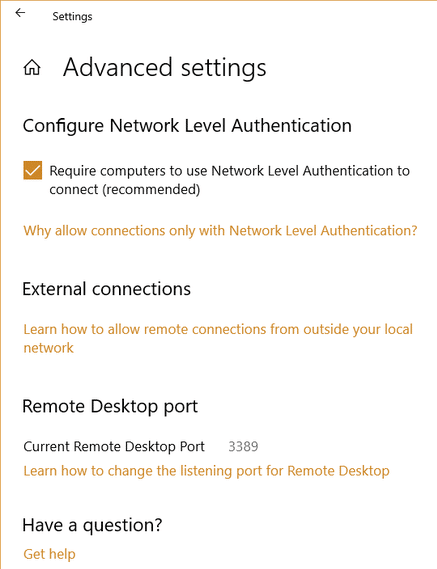 Remote desktop port to configure a router to allow remote connections