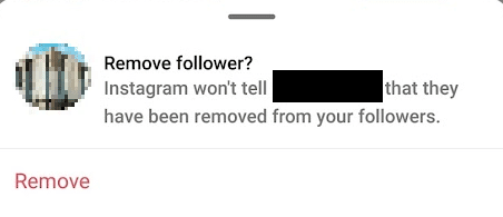 Remove Follower
