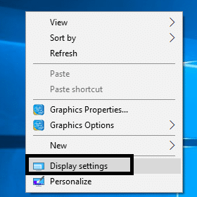 Right Click on the desktop and open Display Settings