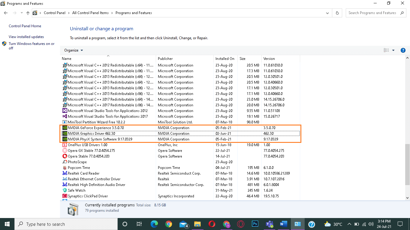 Right-click any NVIDIA component and select Uninstall. Fix connection refused no further information Minecraft error