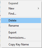 Right click on task and select the delete option from the menu appears