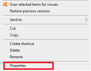 Right-click on LOL and select Properties. Fix League of Legends frame drops issue