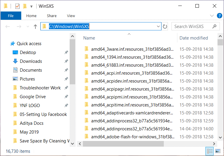 Save Space By Cleaning WinSxS FSave Space By Cleaning WinSxS Folder in Windows 10older in Windows 10
