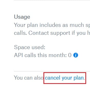 Scroll down to click on cancel your plan | How Do I Remove Myself from a Dropbox Group