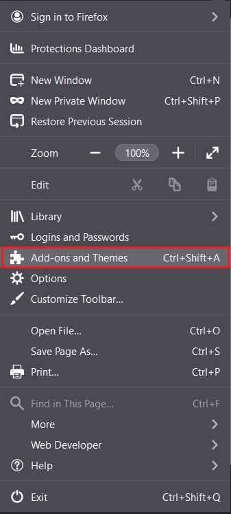 Select add ons and themes