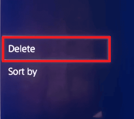 Select all the data and hit the Delete option PS4 | login Minecraft with Microsoft account on PS4
