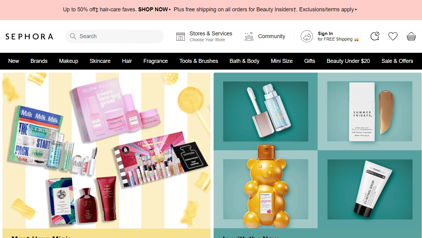 Sephora website | Is There a JCPenney Mastercard?