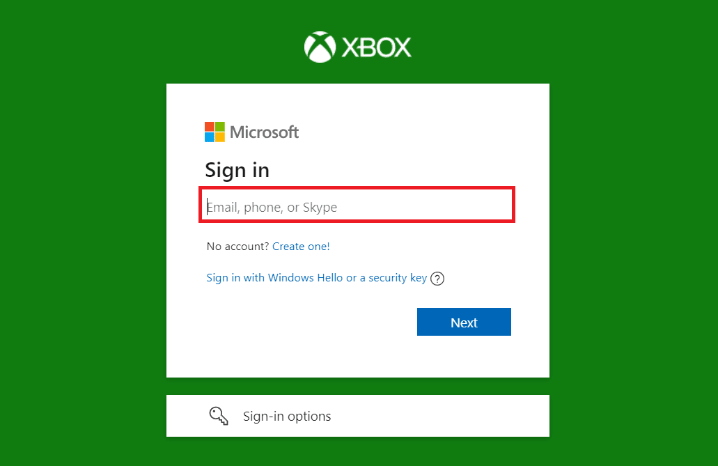 Sign in to your account using your login credentials