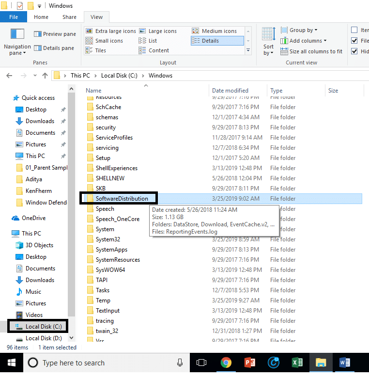 How to Delete SoftwareDistribution Folder on Windows 10