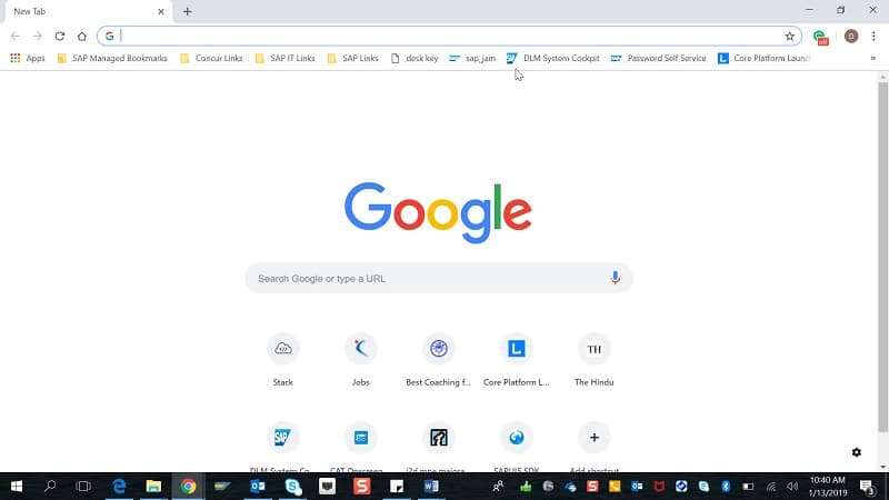 Переключение между вкладками Google Chrome с помощью сочетания клавиш