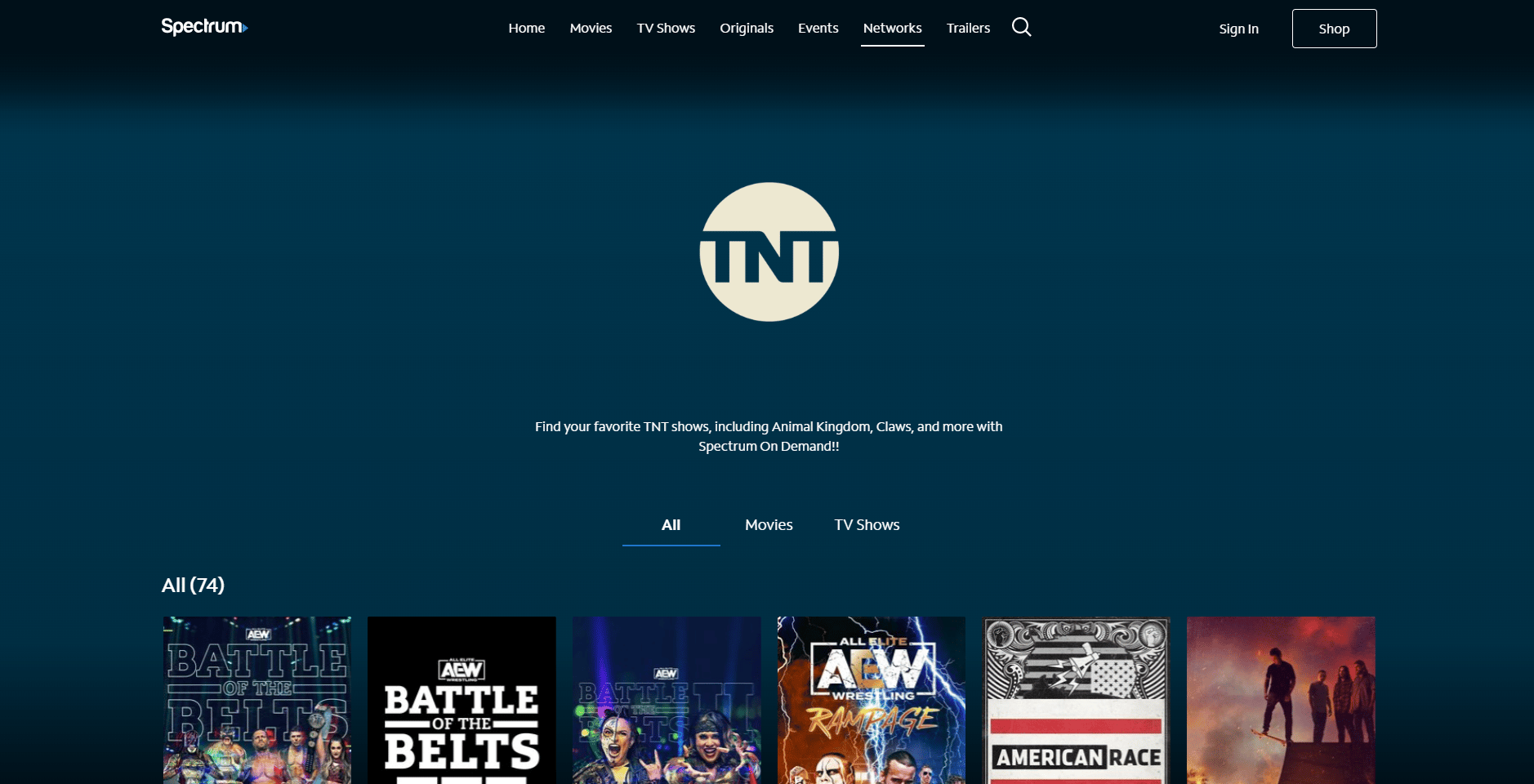 TNT on Spectrum TV. How to Watch TNT Without Cable