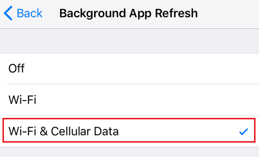 Tap on Background App Refresh - Wi-Fi & Cellular Data | How to Boot Someone Offline PS4