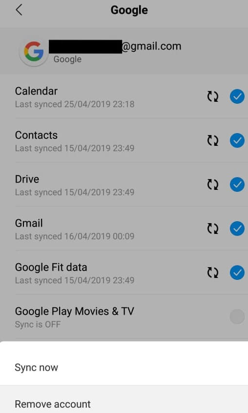 How to Logout from Gmail Android App