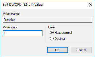 To Disable Windows Error Reporting change the value of the DIsabled DWORD to 1