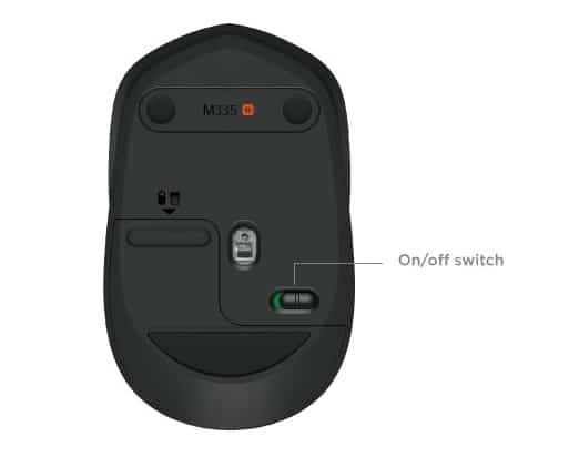 Turn OFF the Logitech mouse