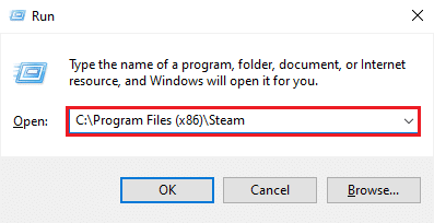 Type C:Program Files (x86)Steam and hit enter. How to fix Steam store not loading