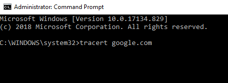 Type the command in the command prompt to Use