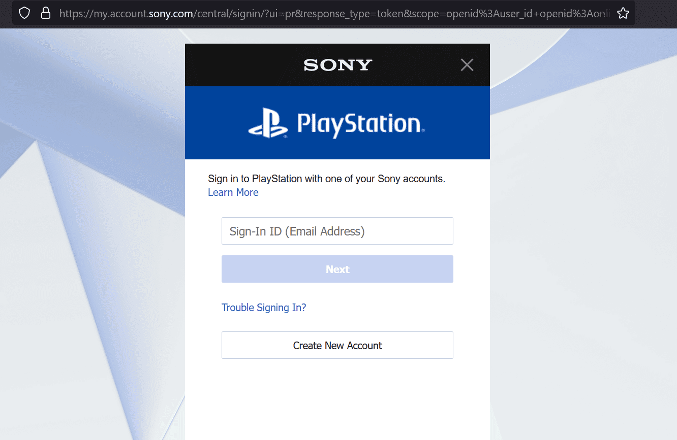 Visit the Sony PlayStation website and sign in to Account Management | How Can You Change Your Email on PS4