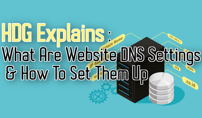 كيفية إعداد إعدادات تكوين DNS لموقع الويب