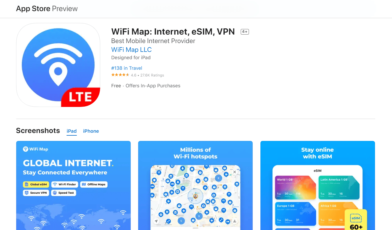 WiFi Map: Internet, eSIM, VPN | How to Get Free WiFi on Your Phone