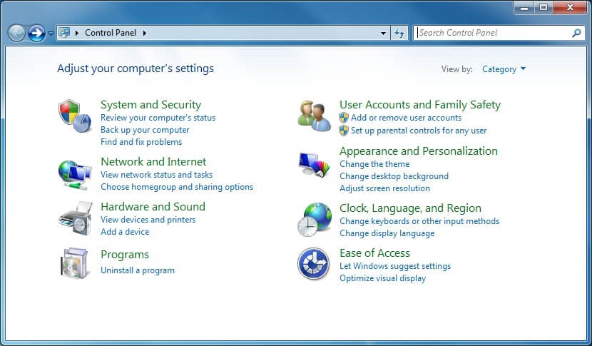 Windows 7 Control Panel | How to Open Control Panel in Windows 7