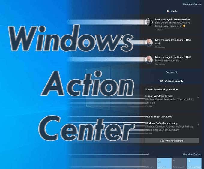 What Is Windows Action Center?
