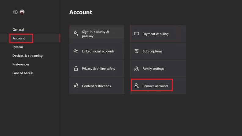 Xbox One Remove account settings. How to Manage EA Account Settings
