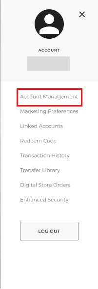 A drop-down menu will appear from there click on the Account Management.