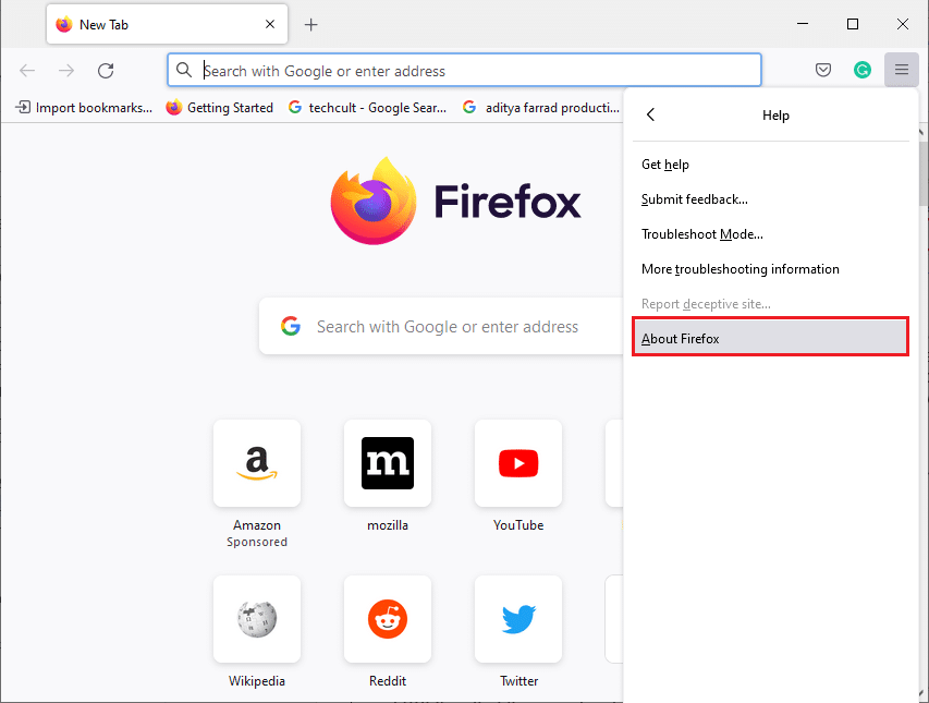 About Firefox option. Fix Firefox SSL_ERROR_NO_CYPHER_OVERLAP in Windows 10
