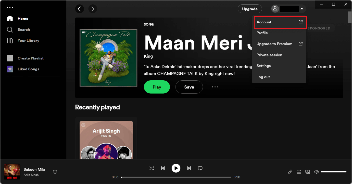account option. How to Remove Device from Spotify Connect