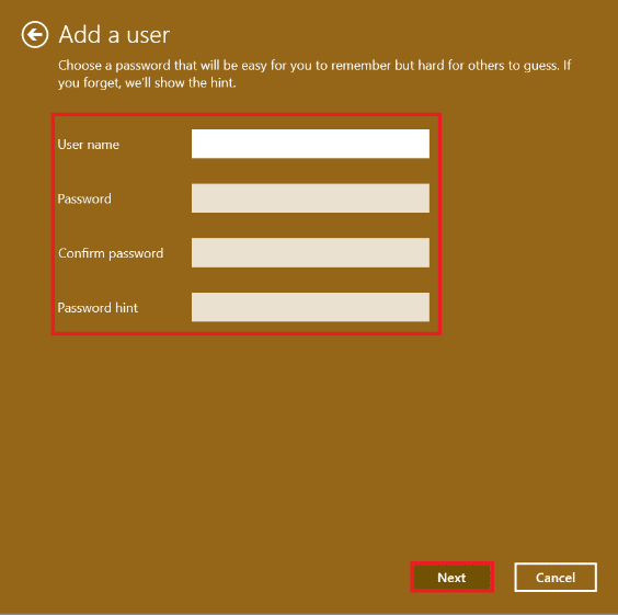 add a user window. How to Create a Local Account in Windows 11
