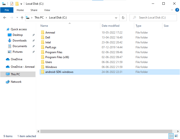 go to the folder of SDK installation. Fix AdbwinApi.dll is Missing Error in Windows 10