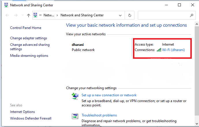 Again, double click on Connections. How to Fix Ethernet doesn’t have a valid IP configuration Error
