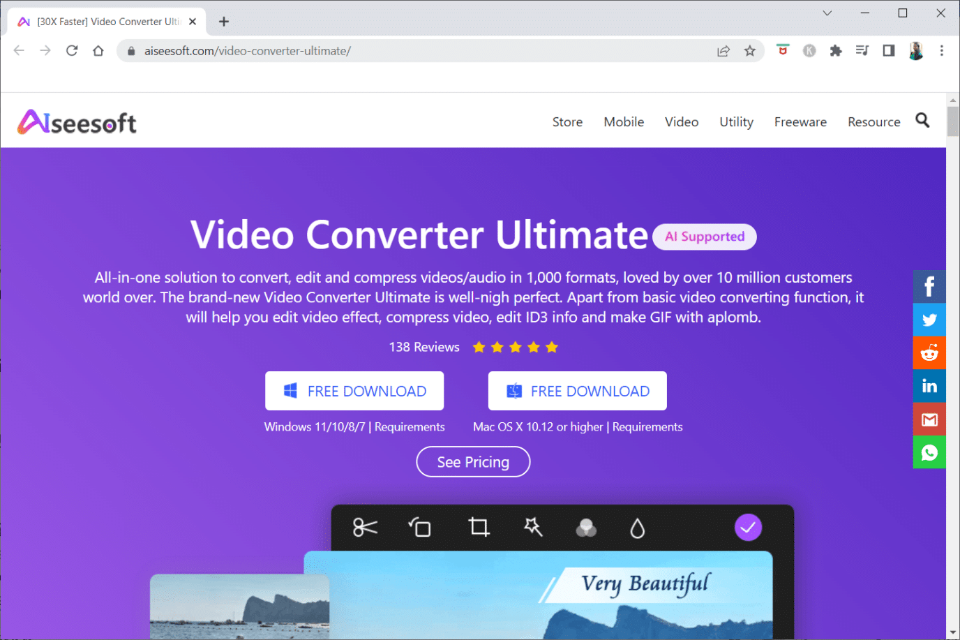 Aiseesoft Video Converter Ultimate. free online video downloaders
