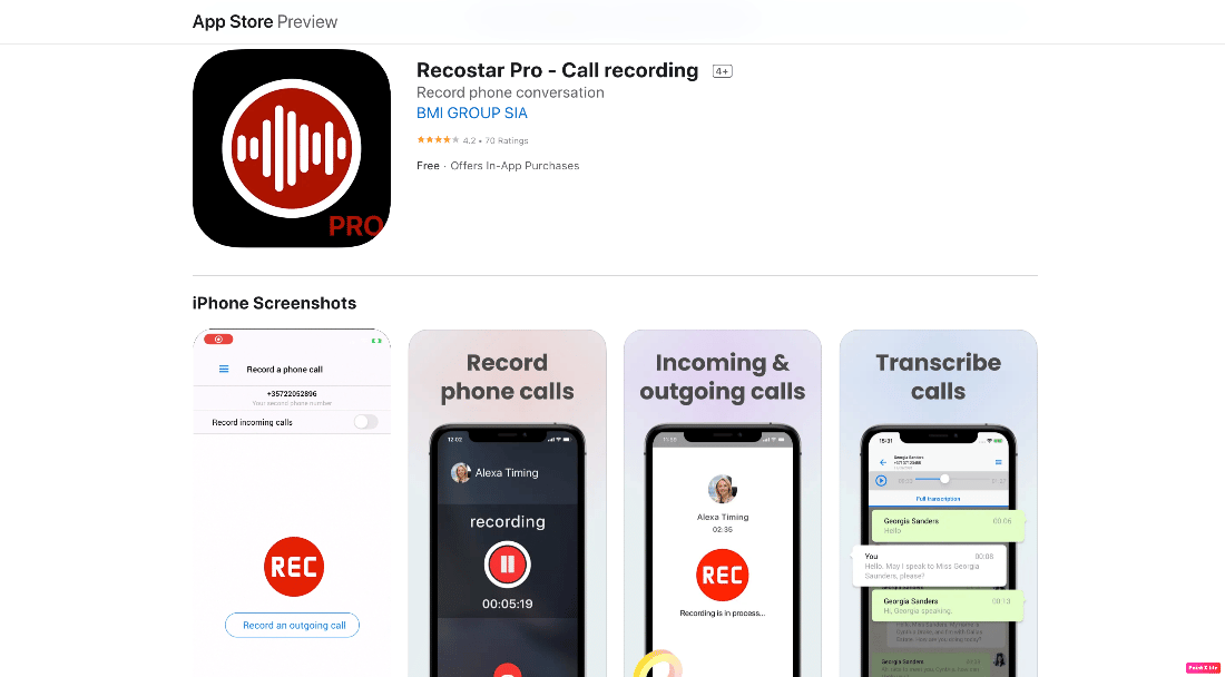 app store preview recostar pro