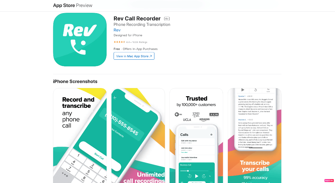 app store preview rev call recorder. How to Record Call on iPhone Without App for Free