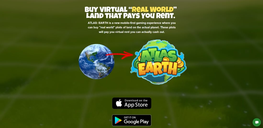 Atlas Earth homepage