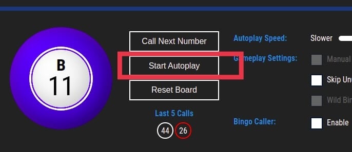 automate the system by clicking on “Start Autoplay” for smooth functioning of the game.