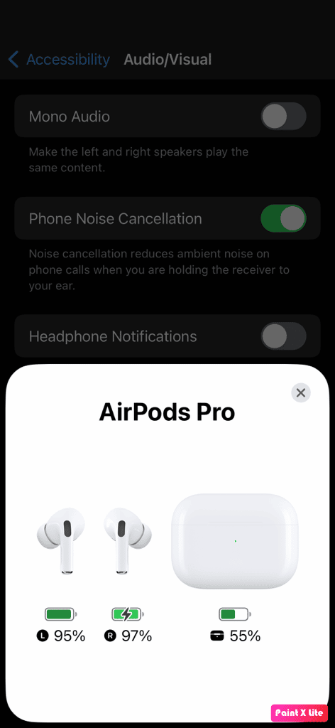 battery percentage | How to Fix AirPods Connected but Sound Coming from Phone