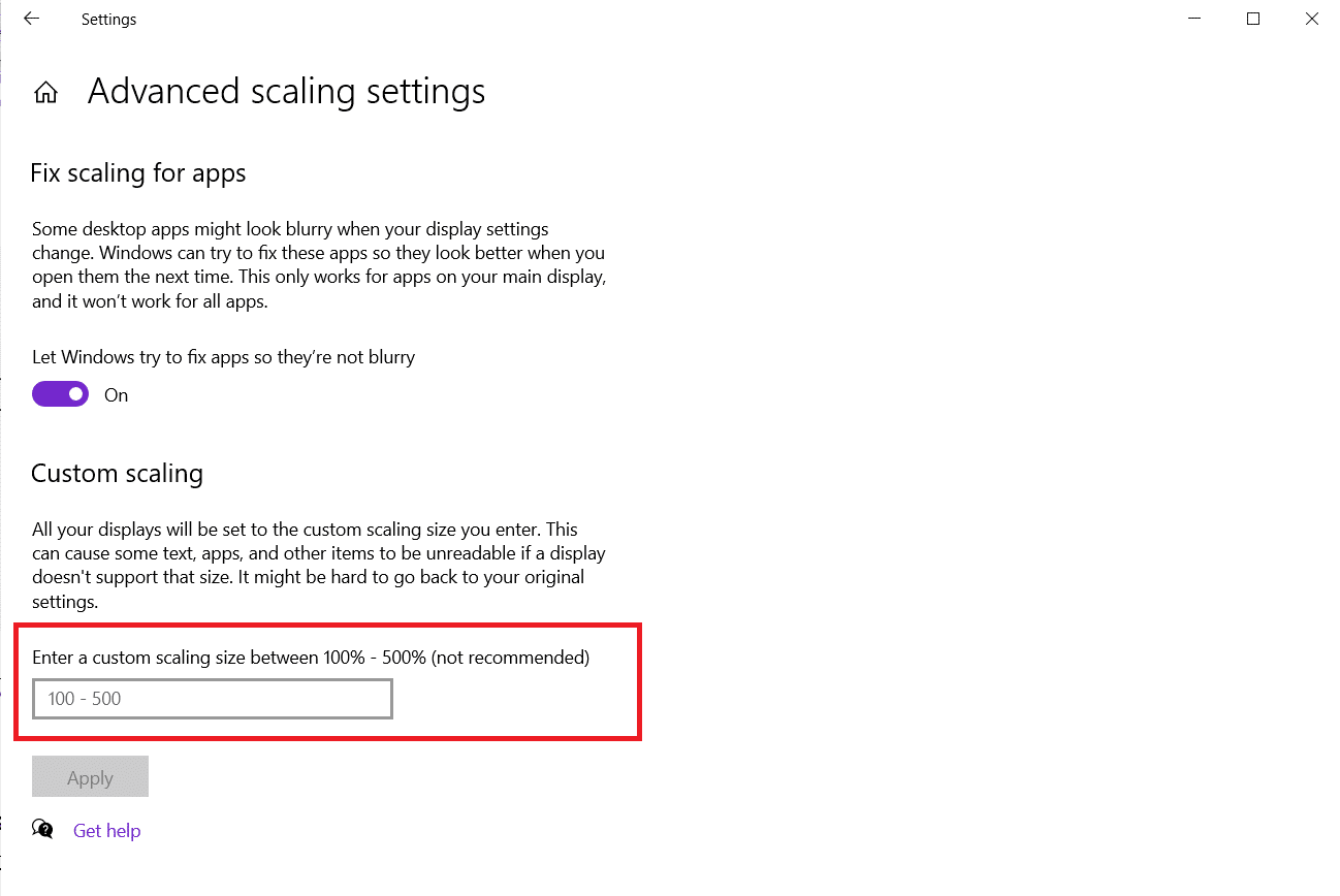 enter a custom scalling size in advanced scaling settings. How to Setup 3 Monitors on a Laptop