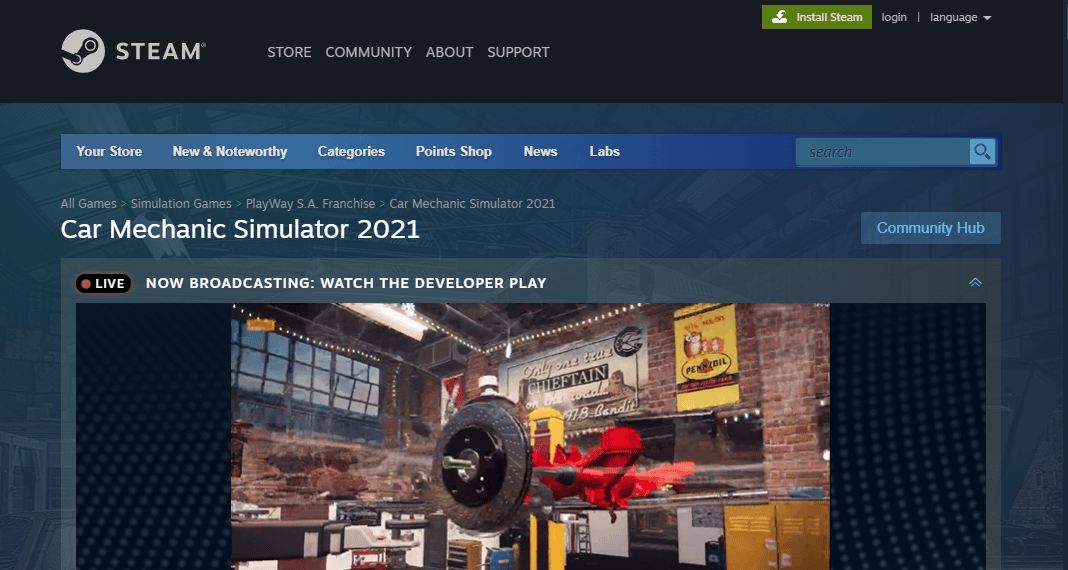 Automonteur Simulator 2021