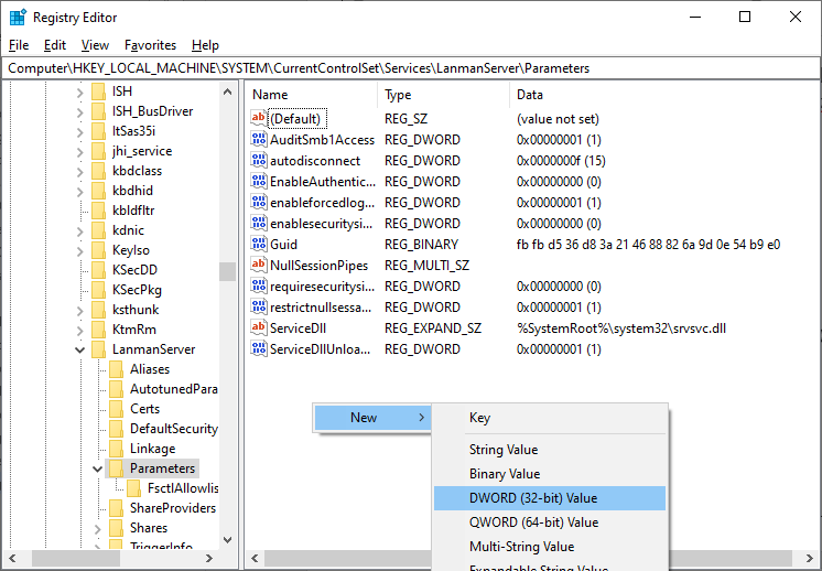 Change IRPStackSize Parameter