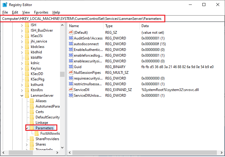 Change IRPStackSize Parameter