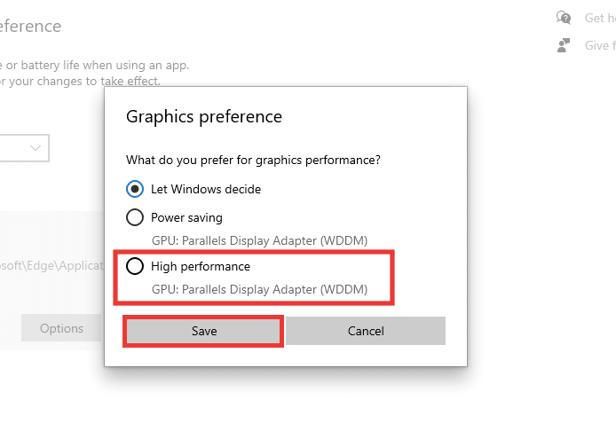 Change it from Let Windows decide option to High performance option. How to Configure Surround PhysX Configuration