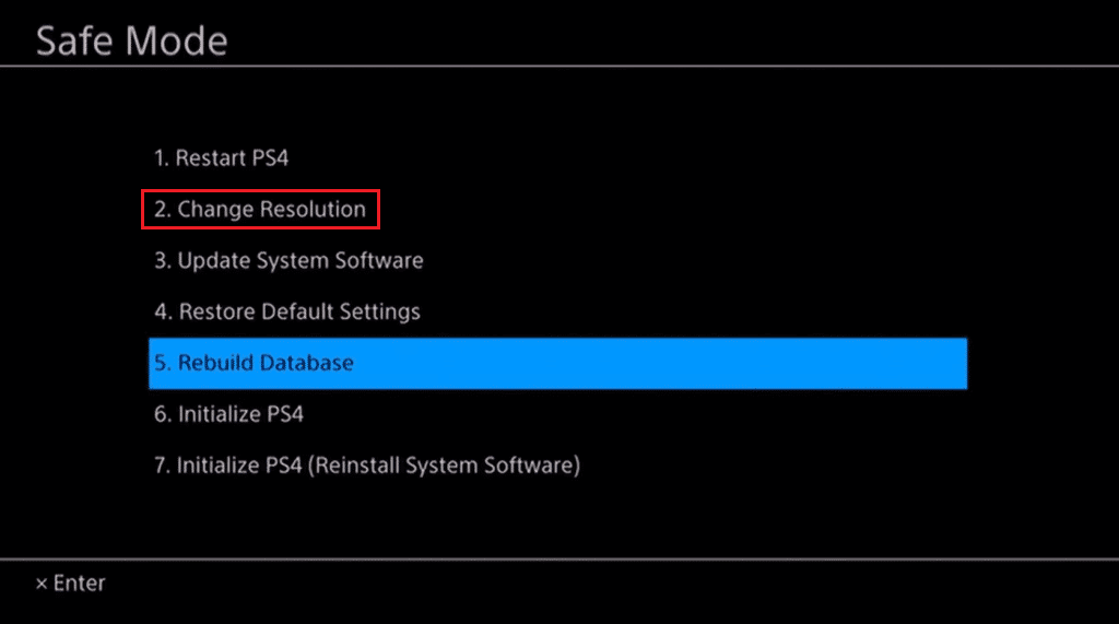 change resolution. Simple Ways to Fix PS4 Black Screen of Death
